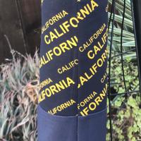 California canvas tote bag, sturdy shopping market bag, grocery bag, travel bag, golden state