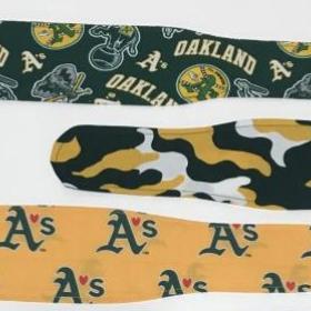 3” Wide Oakland A’s headband, self tie, Oakland Athletics, pin up style, scarf, bandana, retro style, handmade