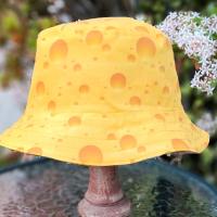 Badgers / Cheese Bucket Hat, Handmade, Reversible, Sizes up to 4XL, Cheesehead, Wisconsin, fishing hat, ponytail hat, floppy hat