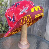 Washington Commanders / Capitals Bucket Hat, Handmade, Reversible, Sizes up to 4XL, fishing hat, sun hat, floppy hat, ponytail hat, hockey, football