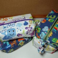 Boxy Zipper Diaper Pouch, Wipes Pouch, Diaper Bag Organizer, Bilingual Gift Spanish and English, Baby Shower Gift