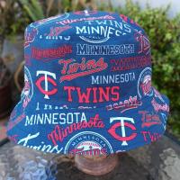 Minnesota Vikings / Twins Bucket Hat, Handmade, Reversible, Sizes up to 4XL, fishing hat, sun hat, floppy hat, ponytail hat, football, baseball