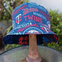 Minnesota Twins Bucket Hat, Handmade, Reversible, Unisex Sizes up to 4XL, fishing hat, sun hat, floppy hat, ponytail hat, baseball fan gift
