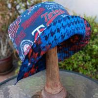 Minnesota Twins Bucket Hat, Handmade, Reversible, Unisex Sizes up to 4XL, fishing hat, sun hat, floppy hat, ponytail hat, baseball fan gift