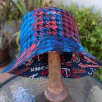 Minnesota Twins Bucket Hat, Handmade, Reversible, Unisex Sizes up to 4XL, fishing hat, sun hat, floppy hat, ponytail hat, baseball fan gift