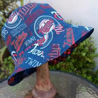Minnesota Vikings / Twins Bucket Hat, Handmade, Reversible, Sizes up to 4XL, fishing hat, sun hat, floppy hat, ponytail hat, football, baseball
