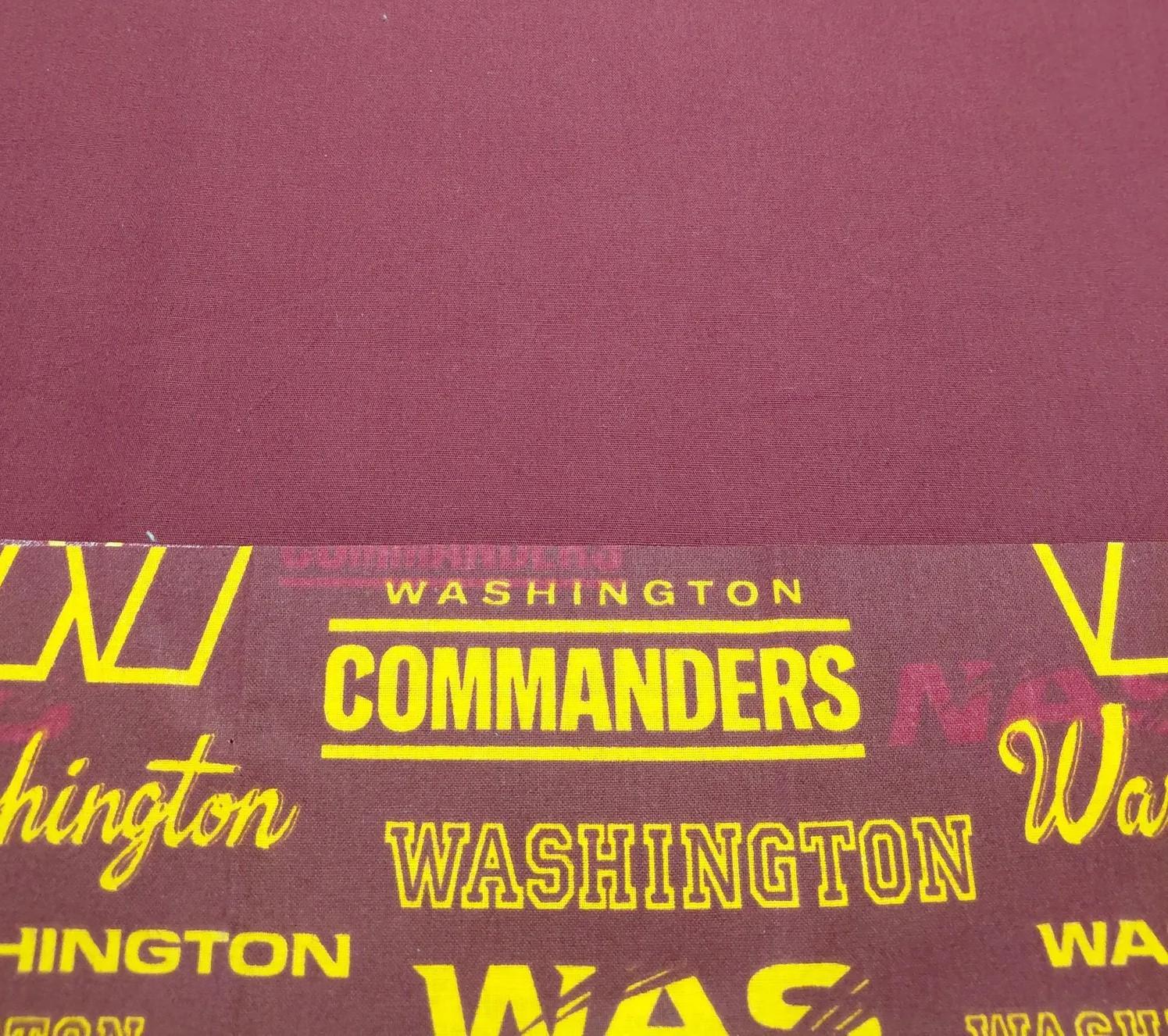 Washington Commanders Bucket Hat, Handmade, Reversible to Burgundy, Sizes up to 4XL, fishing hat, sun hat, floppy hat, ponytail hat, football