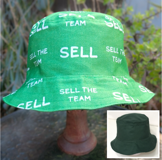 SELL the Team Bucket Hat, Reversible to Dark Green, Unisex Sizes up to 4XL, Oakland baseball, floppy hat, sun hat, adults and older children