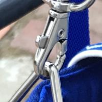 Removable strap with swivel hooks