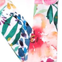 Watercolor White Floral Stethoscope cover, sleeve sock scrunchie scrunchy protec