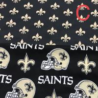 Option C for reverse fabric: Gold fleur de lis on black