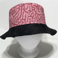 Brains Halloween Bucket Hat, Reversible, Adult Unisex Sizes S-XXL, Cotton, zombies, ghoulish, horror, fishing hat, sun hat, floppy hat