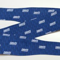 3” Wide NY Giants headband, hair wrap, handmade, pin up, hair tie, retro, rockabilly, New York Giants football