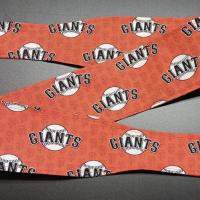 3” Wide San Francisco Giants headband, self tie, orange, hair wrap, pin up style, hair tie, hat scarf, rockabilly, handmade