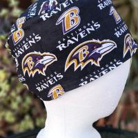 Tie Back, Reversible Baltimore Orioles & Ravens scrub cap, cotton, surgical skull nurse tech technician doctor medical hat Baltimore teams