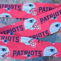 3” wide New England Patriots headband, hair tie, hair wrap, pin up style, self tie, scarf, rockabilly style, handmade