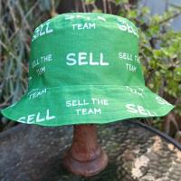 SELL the Team Bucket Hat, Reversible to Bright Kelly Green, Unisex Sizes up to 4XL, Oakland baseball, floppy hat, sun hat, adults and older children