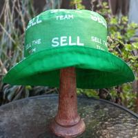 SELL the Team Bucket Hat, Reversible to Bright Kelly Green, Unisex Sizes up to 4XL, Oakland baseball, floppy hat, sun hat, adults and older children