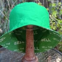 SELL the Team Bucket Hat, Reversible to Bright Kelly Green, Unisex Sizes up to 4XL, Oakland baseball, floppy hat, sun hat, adults and older children