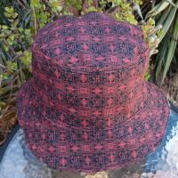 Geometic "SH*T" Print Bucket Hat, Reversible to Black, S-XXL, summer hat, sun hat, floppy hat, funny sassy gift for friend