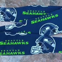3” wide Seattle Seahawks headband, hand made, self tie, pin up style, head scarf, retro style, hat band, hat scarf