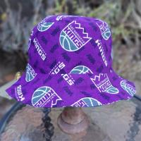 Sacramento Kings Bucket Hat, Reversible, Unisex, Size XL, Cotton Fabric, Handmade, fishing hat, sun hat, floppy hat