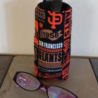 San Francisco Giants Upright Eyeglass Holder, Handmade, Weighted, Glasses Case, Glasses Stand, Eyeglasses Cup, Gift for Giants fan