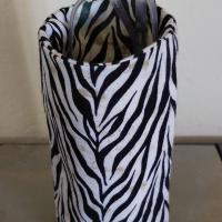 Animal Print Eyeglasses Holder, Handmade, Glasses Stand, Eyeglass Cup, Weighted Fabric Eyeglass Keeper, Leopard Glasses Case