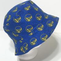 Golden State Warriors Bucket Hat, GSW, Reversible, Unisex Sizes S-XXL, summer fishing hat, sun hat, floppy hat, adults or older children, handmade