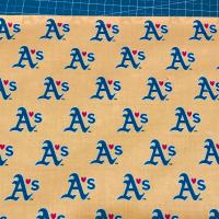 22" Square Oakland A's Bandana, Adult Size, Single-Sided, Athletics Baseball, Head Scarf, Fan Tailgate Table Topper, Room Party Decoration
