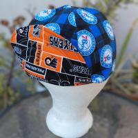 Reversible Philadelphia 76ers / Flyers Welding Cap, handmade, 4-panel, no band, 100% cotton, Philadelphia sports teams, welder gift