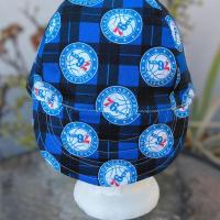 Reversible Philadelphia 76ers / Flyers Welding Cap, handmade, 4-panel, no band, 100% cotton, Philadelphia sports teams, welder gift