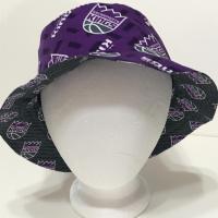 Sacramento Kings reversible bucket hat, purple print facing out