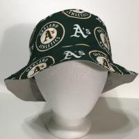 Reversible Oakland A’s Bucket Hat, Home & Away Road Gray Hat, Unisex Sizes S-XXL, cotton, handmade, floppy hat, sun hat, adult or older children