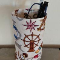 Boat Nautical Eyeglasses Holder, Glasses Stand, Glasses Holder, Weighted Stand-up Glasses Pouch, Boat Lover Gift