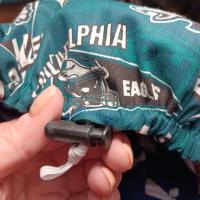 Bouffant Reversible Philadelphia Phillies / Eagles Scrub Cap, handmade, adjustable, nurse, technician, doctor, food service