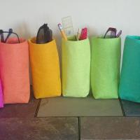 Bright Colors Upright Eyeglasses Holders, Glasses Stand, Eyeglass Cup, Weighted, Fabric Eyeglass Keeper, Bright Glasses Case, Handmade
