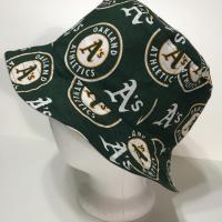 Reversible Oakland A’s Bucket Hat, Home & Away Road Gray Hat, Unisex Sizes S-XXL, cotton, handmade, floppy hat, sun hat, adult or older children