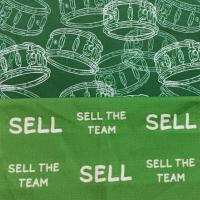 SELL the Team Bucket Hat, Reversible to Green & White Drums, Unisex Sizes up ot 4XL, Oakland, floppy hat, sun hat, adults and older children
