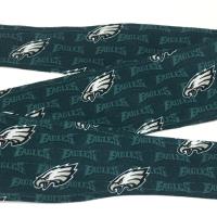 3” wide Philadelphia Eagles hair tie, hair wrap, headband, pin up, self tie, scarf, neckerchief, retro, rockabilly