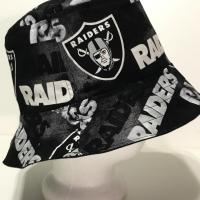 Las Vegas Raiders Bucket Hat, Reversible, Unisex Sizes S-XXL, cotton, fishing hat, summer hat, sun hat, floppy hat, adults or older children
