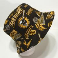 San Diego Padres Bucket Hat, Reversible to brown canvas, Sizes S-XXL, Unisex, Cotton, summer hat, fishing hat, sun hat, floppy hat, adults or older children