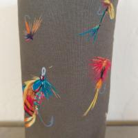 Fly Fishing Upright Eyeglasses Holder, Glasses Stand, Eyeglasses Cup, Weighted Fabric Eyeglasses Case, Trout Fishing Gift, Handmade