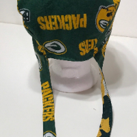 Reversible Green Bay Packers & Camouflage scrub cap, tie back, Wisconsin, cotton, skull cap, welding cap, for nurse tech technician doctor, handmade