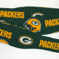 3” wide Green Bay Packers hair tie, hair wrap, headband, head wrap, pin up, self tie, scarf, retro, rockabilly, handmade