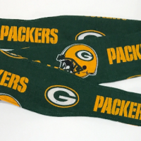 3” wide Green Bay Packers Headband, Wisconsin, hair tie, hair wrap, head wrap, pin up style, self tie, scarf, retro, rockabilly, handmade