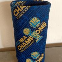 Golden State Warriors Upright Eyeglasses Holder, Handmade, Standing Weighted Glasses Case, Fabric Glasses Stand, GSW Gift