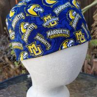 Reversible Wisconsin Teams Scrub Cap, handmade, adjustable, short hair, gift for nurse, dentist, technician, food service