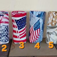 Patriotic Eyeglasses Holder, USA Glasses Stand, July 4th Glasses Holder, Weighted Stand-up Glasses Pouch, Americana, Teachers Gift, Military Gift