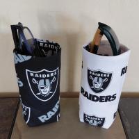 Raiders Upright Eyeglasses Holder, Handmade, Weighted Glasses Case, Glasses Stand, Eyeglasses Cup, Gift for Raiders fan, football